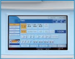 Ricoh Aficio MP 6001 Displej